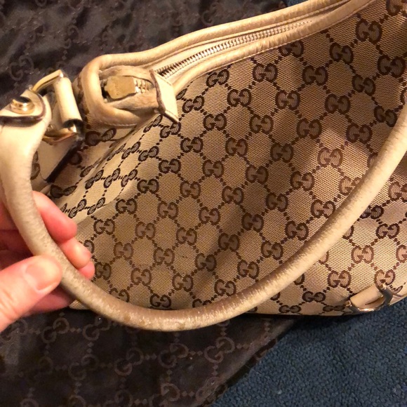 ❤️Gucci beige/cream Abbey D-Ring small hobo bag❤️ - Picture 7 of 8